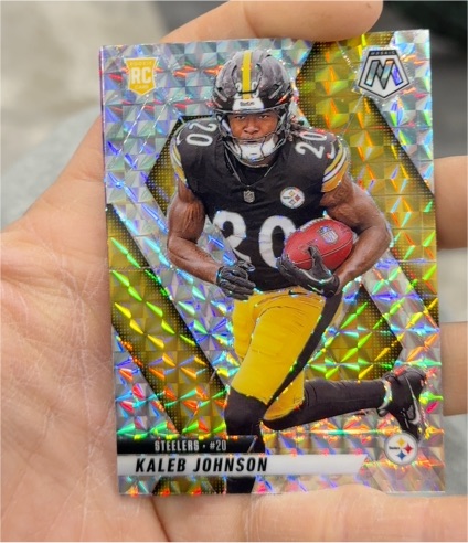 2025 Panini Mosaic #315 Kaleb Johnson — front