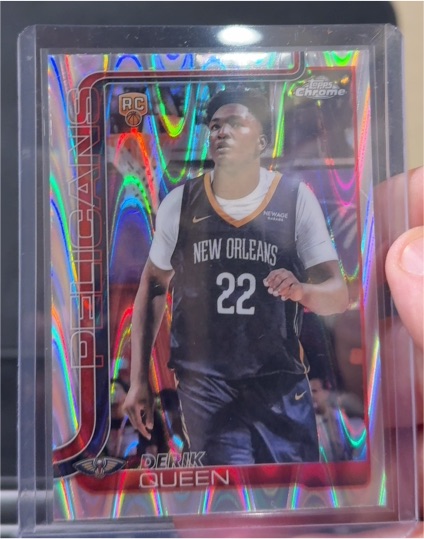 2025-26 Topps Chrome #263 Derik Queen — front
