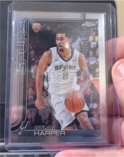 2025-26 Topps Chrome #252 Dylan Harper — front