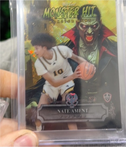 2025 Wild Card Haunted Hits Monster Hit Nate Ament — front