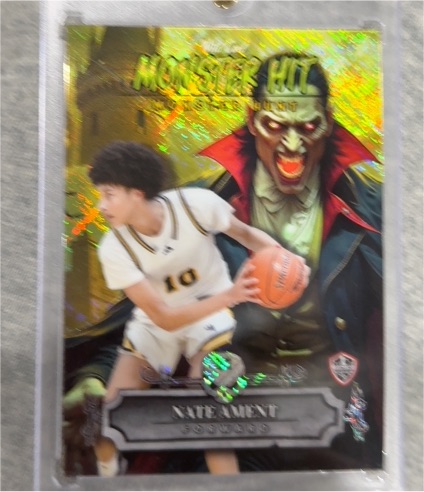 2025 Wild Card Monster Hit #Nate Ament — front