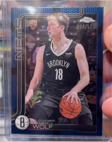 2025-26 Topps Chrome #277 Danny Wolf — front