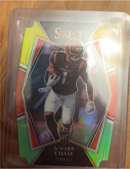 2021 Panini Select Premier Level #147 Ja'Marr Chase — front