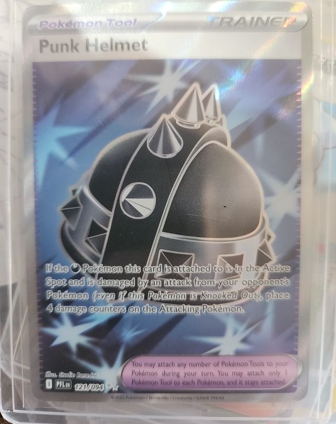 2025 Pokémon ME02: Phantasmal Flames #121 Punk Helmet — front