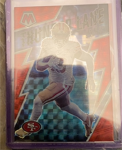 2022 Panini Mosaic #TL-12 Deebo Samuel Thunder Lane — front