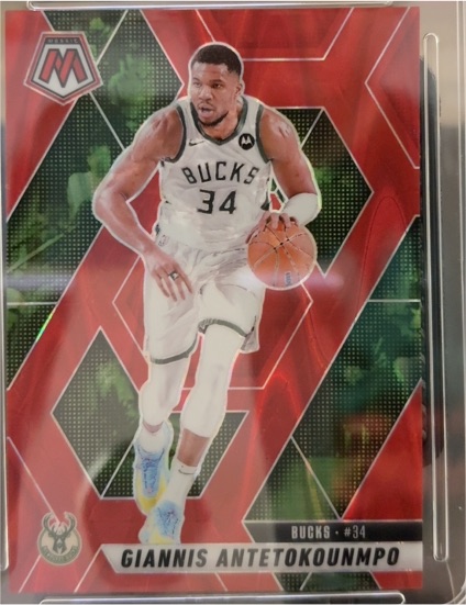 2024-25 Panini Mosaic #13 Giannis Antetokounmpo Milwaukee Bucks — front