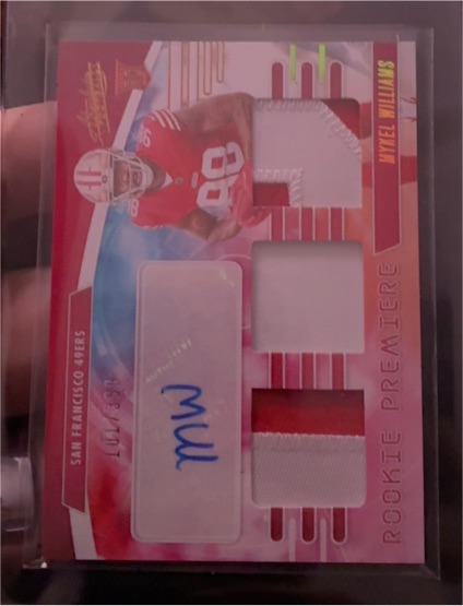 2025 Panini Absolute Rookie Premiere #RPM-JMW Mykel Williams — front