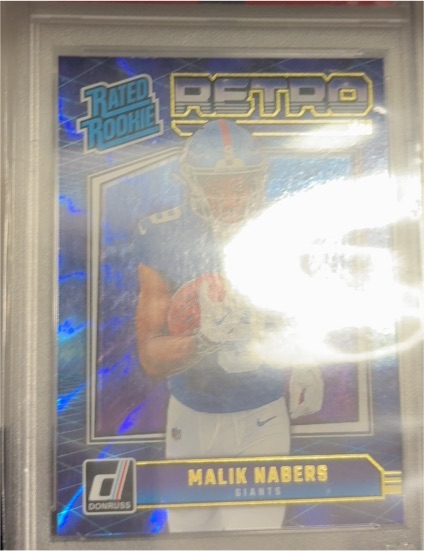 2024 Panini Donruss Retro Rated Rookie #6 Malik Nabers — front