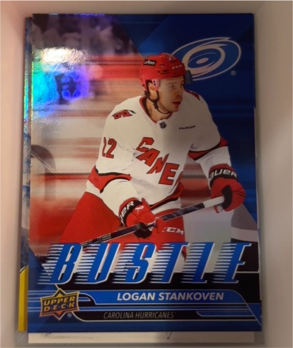2025-26 Upper Deck Series 1 #B-12 Logan Stankoven — front