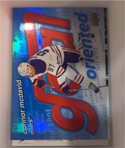 2025-26 Upper Deck Series 1 Goal Oriented #GO-11 Connor McDavid — front