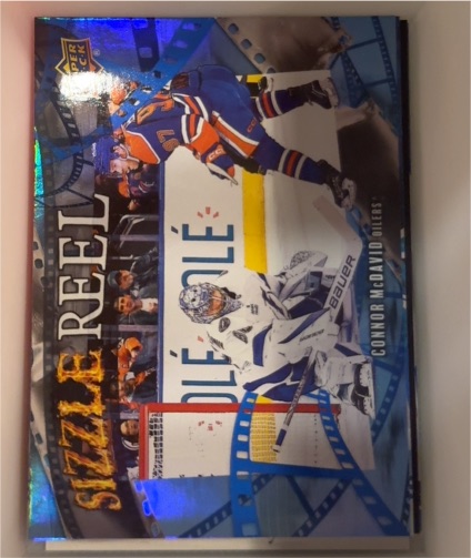 2025-26 Upper Deck Series 1 Sizzle Reel #SR-15 Connor McDavid — front