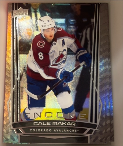 2025-26 Upper Deck Series 1 Encore #E-82 Cale Makar Colorado Avalanche — front