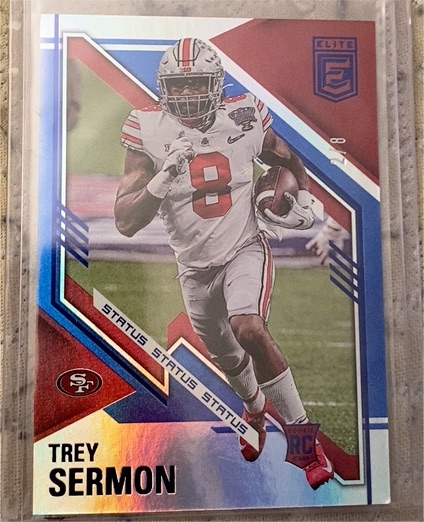 2021 Donruss Elite #134 Trey Sermon — front