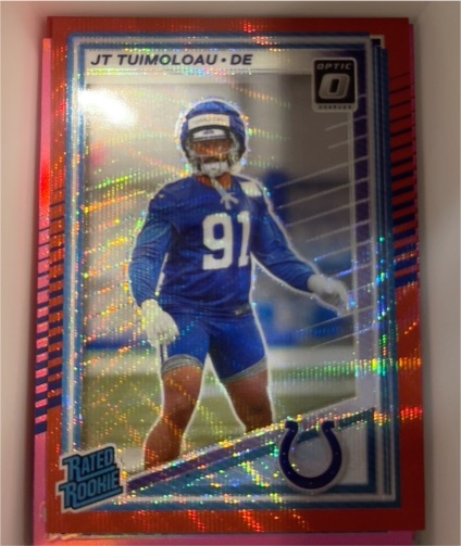 2025 Panini Donruss Optic #398 JT Tuimoloau — front