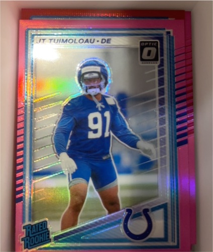 2025 Panini Donruss Optic #398 JT Tuimoloau — front