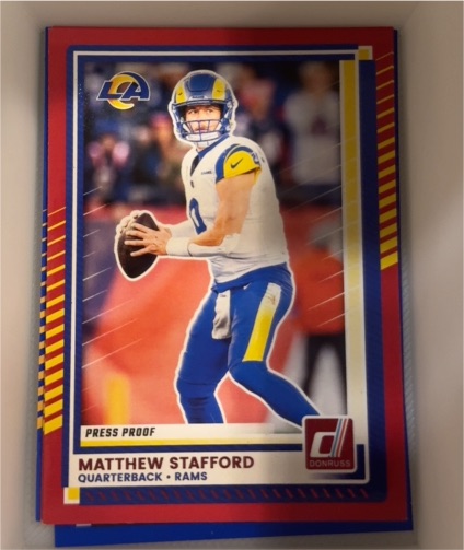 2025 Panini Donruss #296 Matthew Stafford — front