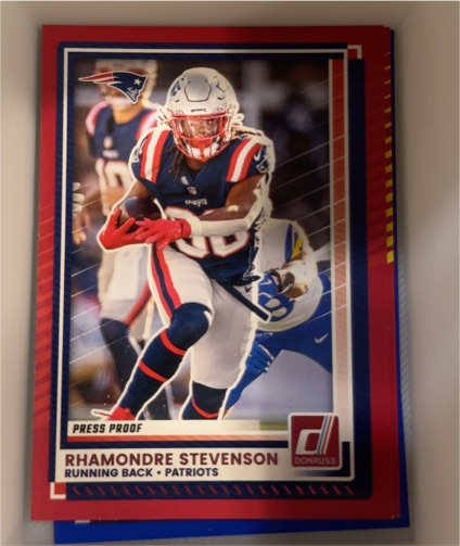 2025 Panini Donruss #63 Rhamondre Stevenson — front