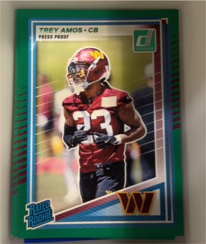 2025 Donruss #369 Trey Amos — front