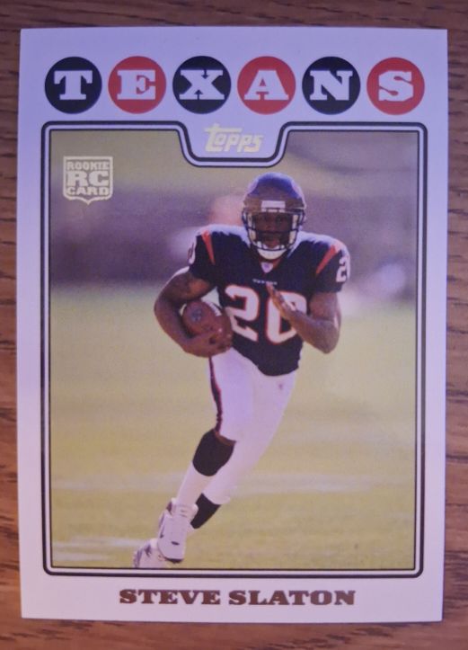 2008 Topps #355 Steve Slaton — front