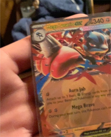 Mega Lucario EX 77/132 Pokemon TCG Mega Evolutions — front