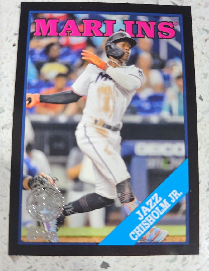 2023 Topps Series 1 1988 Topps 35th Anniversary #T88-77 Jazz Chisholm Jr. — front
