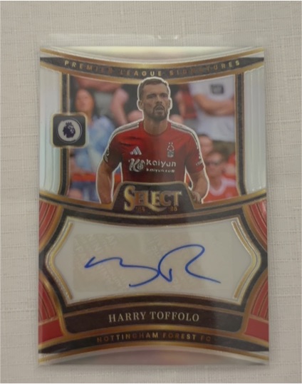 2024-25 Panini Select Premier League Signatures #S-HT Harry Toffolo — front