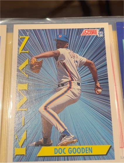1991 Score #685 Doc Gooden — front