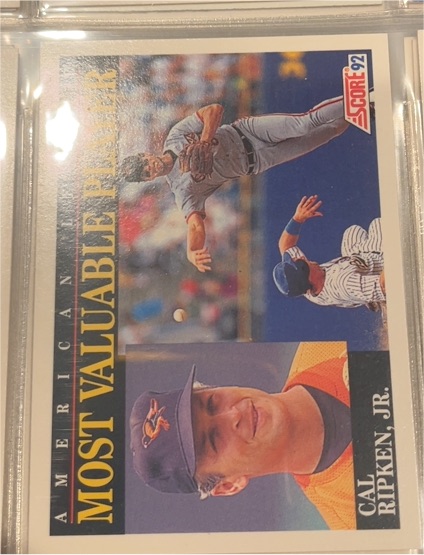 1992 Score #788 Cal Ripken Jr. — front