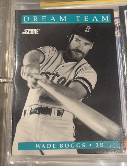 1991 Score #889 Wade Boggs — front