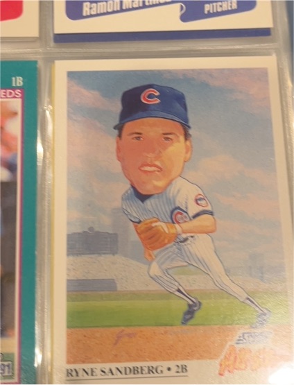 1991 Score #665 Ryne Sandberg — front