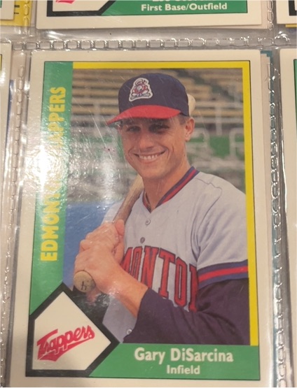 1990 CMC #496 Gary DiSarcina — front