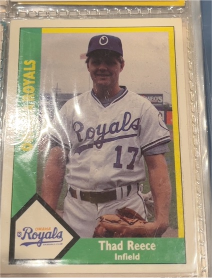 1990 CMC #195 Thad Reece — front