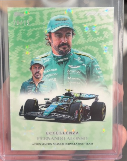 2025 Topps Eccellenza #Eccellenza Trionfo Fernando Alonso — front