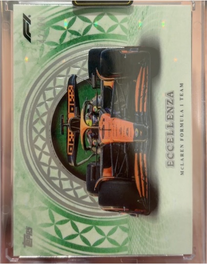 2024 Topps Eccellenza McLaren Formula 1 Team Macchina Da Corsa — front