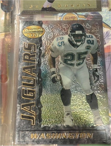 1995 Bowman's Best #40a Mickey Washington — front