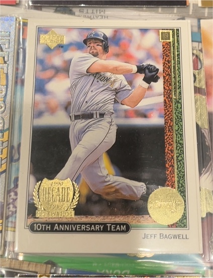 1999 Upper Deck 10th Anniversary Team #X24 Jeff Bagwell — front