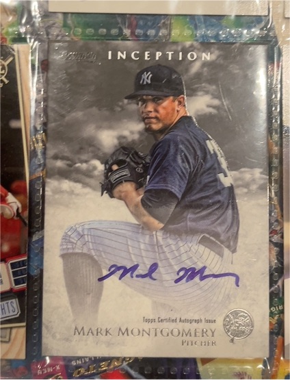 2013 Bowman Inception #Mark Montgomery — front