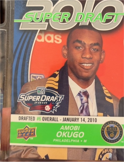 2010 Upper Deck Soccer #181 Amobi Okugo — front