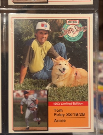 1993 Milk Bone Super Stars #13 Tom Foley — front