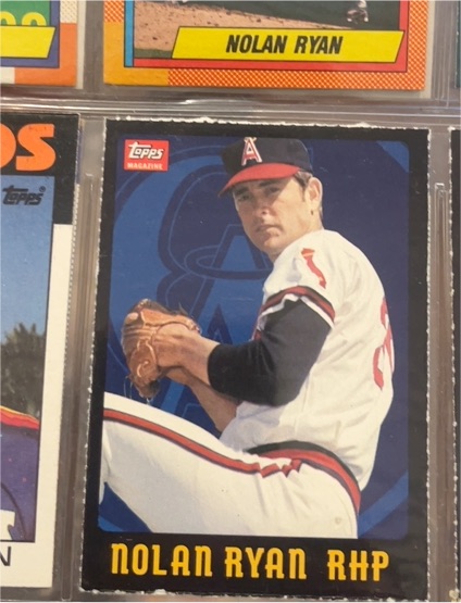 1990 Topps Magazine #110 Nolan Ryan — front