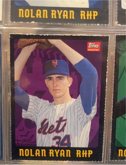 1993 Topps Magazine #TM109 Nolan Ryan Mets — front