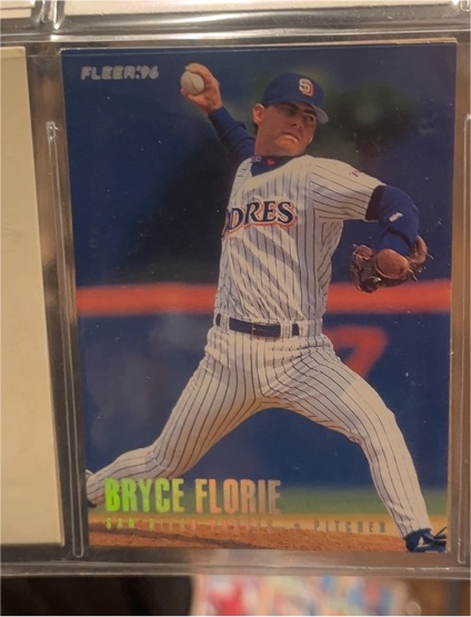 1996 Fleer Tiffany Gold #566 Bryce Florie — front