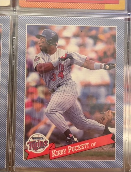 1993 Hostess #29 Kirby Puckett Minnesota Twins — front