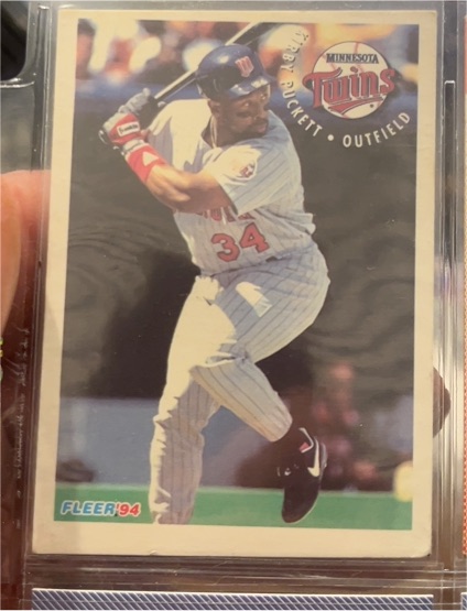1994 Fleer Sunoco #21 Kirby Puckett — front