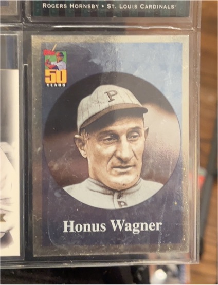 2001 Topps Before There Was Topps #BT7 Honus Wagner — front