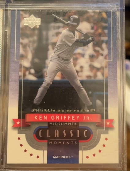 2001 Upper Deck #CM8 Ken Griffey Jr. Midsummer Classic Moments — front
