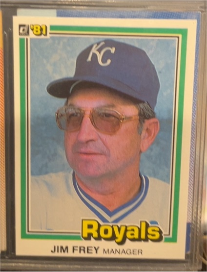 1981 Donruss #464 Jim Frey — front