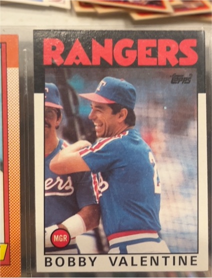 1986 Topps #261 Bobby Valentine — front