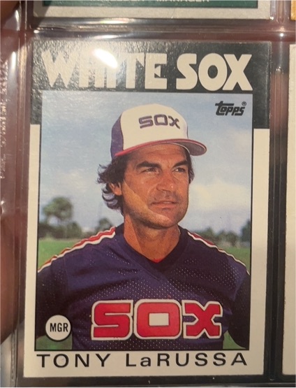 1986 Topps #531 Tony LaRussa — front