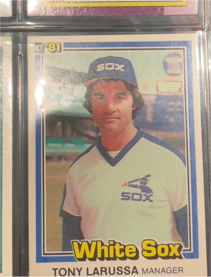 1981 Donruss #402 Tony LaRussa — front